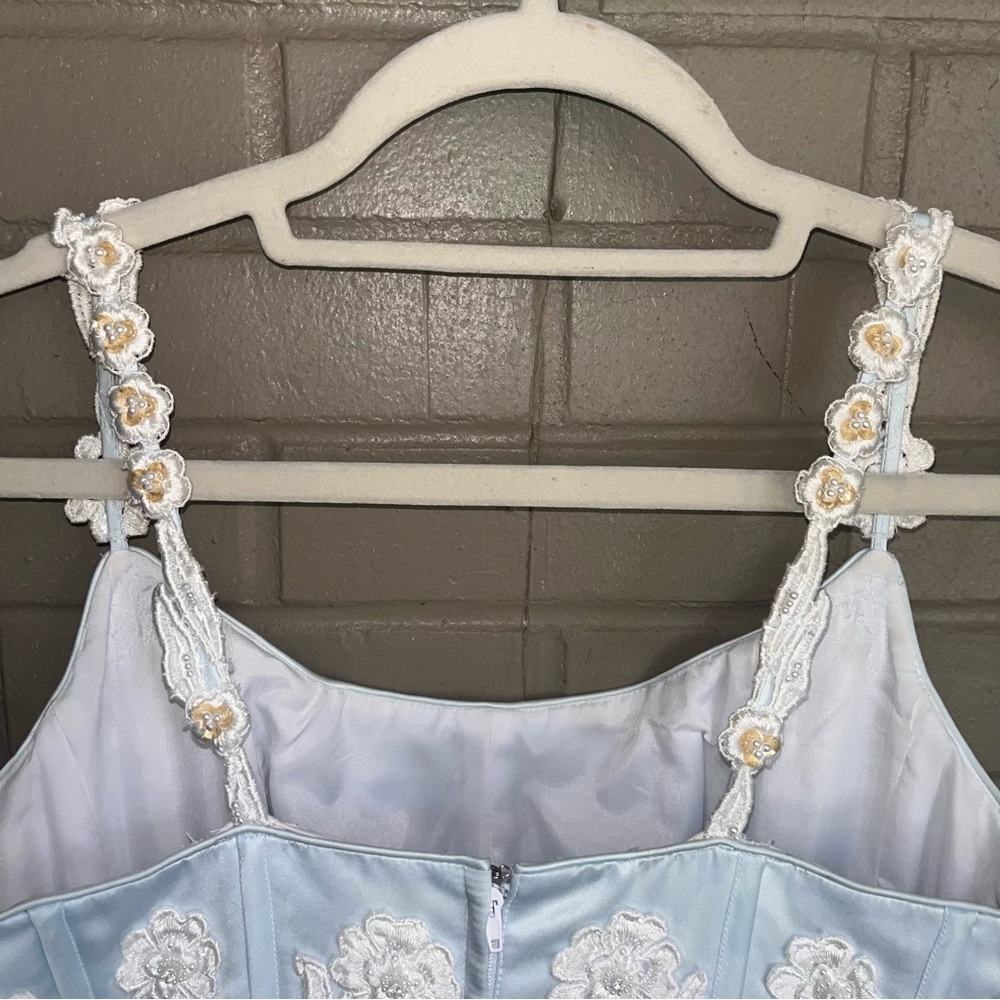 Fairytale Princess Ballgown Quinceanera Dress Corset Bodice Full Maxi Skirt 12 - Picture 13 of 16